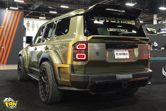 Аэродинамический обвес на Тойоту Прадо (Toyota Prado) 250 от японского тюнинг-ателье Liberty Walk