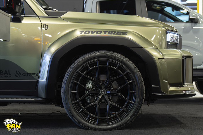 Аэродинамический обвес на Тойоту Прадо (Toyota Prado) 250 от японского тюнинг-ателье Liberty Walk