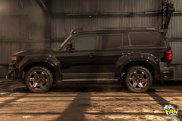 Аэродинамический обвес ВАЛД (WALD) Desert Line Black Bison Edition на Тойоту Прадо (Toyota Prado) 250