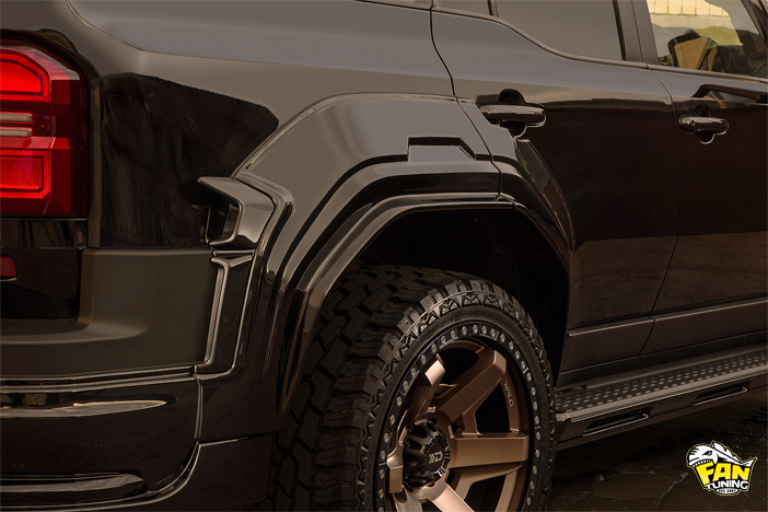 Аэродинамический обвес ВАЛД (WALD) Desert Line Black Bison Edition на Тойоту Прадо (Toyota Prado) 250