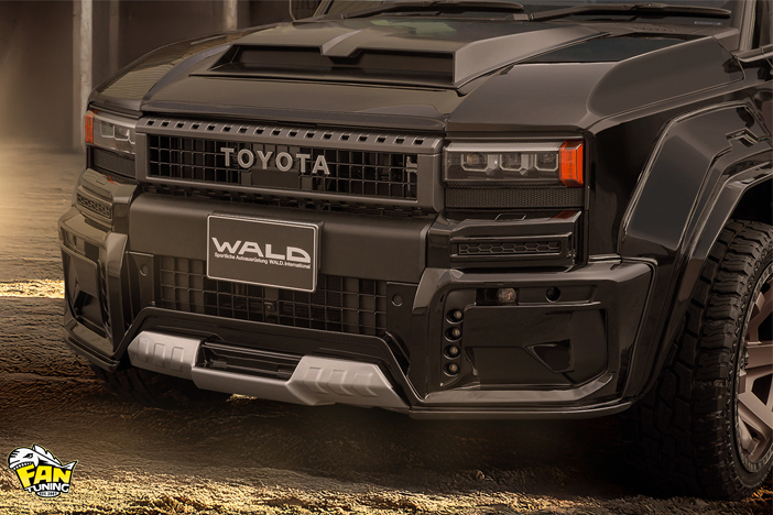 Аэродинамический обвес ВАЛД (WALD) Desert Line Black Bison Edition на Тойоту Прадо (Toyota Prado) 250