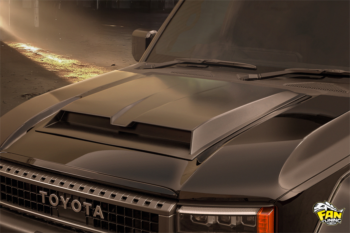 Аэродинамический обвес ВАЛД (WALD) Desert Line Black Bison Edition на Тойоту Прадо (Toyota Prado) 250