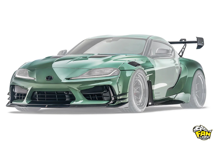 Аэродинамический обвес WideBody на Тойоту Супра (Toyota Supra) GR A90