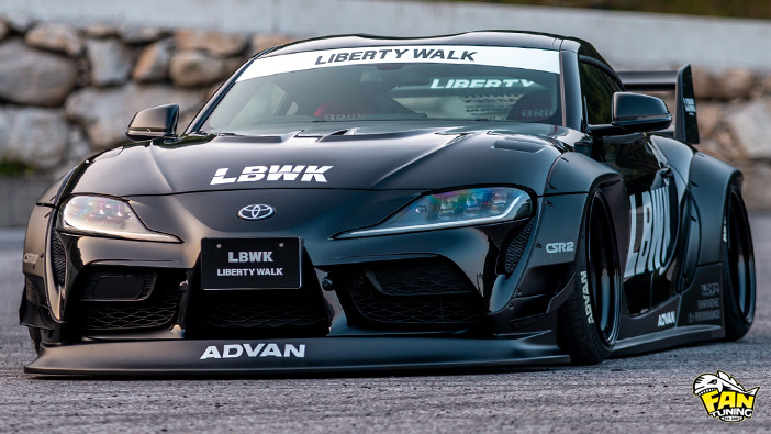 Аэродинамический обвес Liberty Walk LBWK на Тойоту Супра (Toyota Supra) V