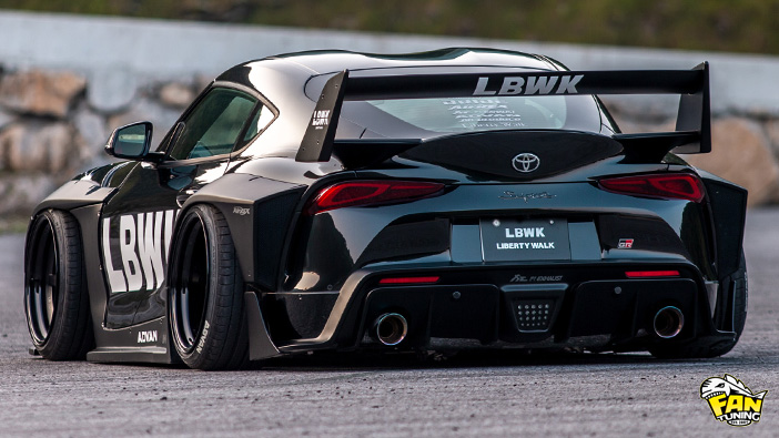 Аэродинамический обвес Liberty Walk LBWK на Тойоту Супра (Toyota Supra) V