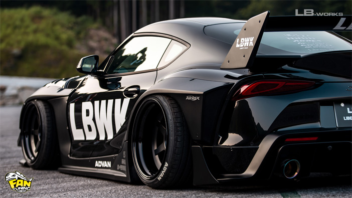 Аэродинамический обвес Liberty Walk LBWK на Тойоту Супра (Toyota Supra) V