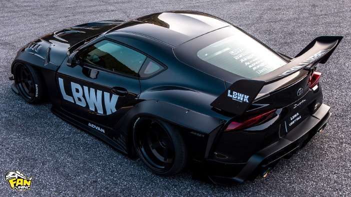 Аэродинамический обвес Liberty Walk LBWK на Тойоту Супра (Toyota Supra) V