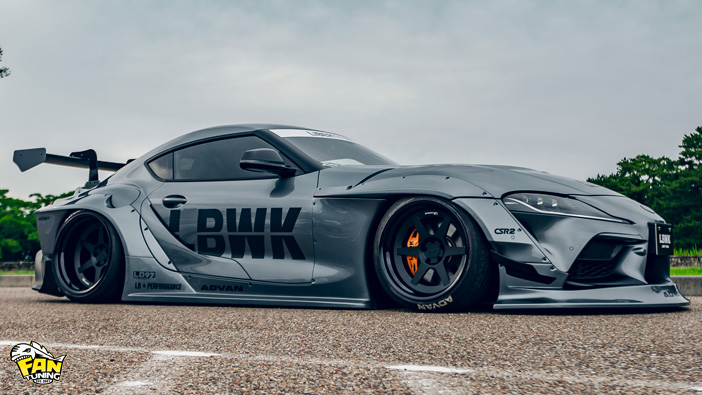 Аэродинамический обвес Liberty Walk LBWK на Тойоту Супра (Toyota Supra) V