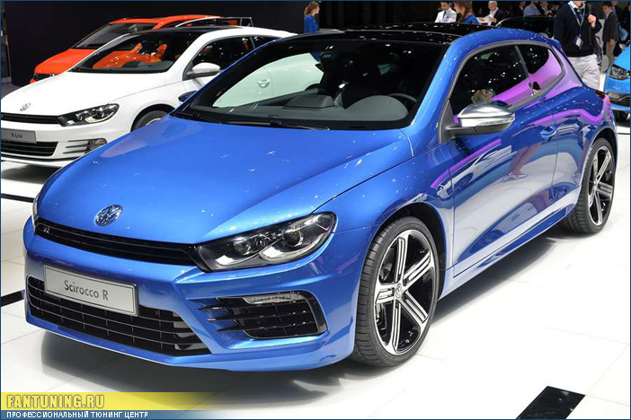 Обвес рестайлинга обычного Volkswagen Scirocco в версию R