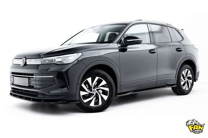 Аэродинамический обвес на Фольксваген Тигуан (Volkswagen Tiguan) MK3 со стандартными бамперами