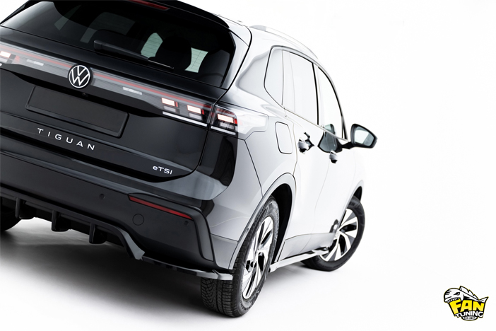 Аэродинамический обвес на Фольксваген Тигуан (Volkswagen Tiguan) MK3 со стандартными бамперами