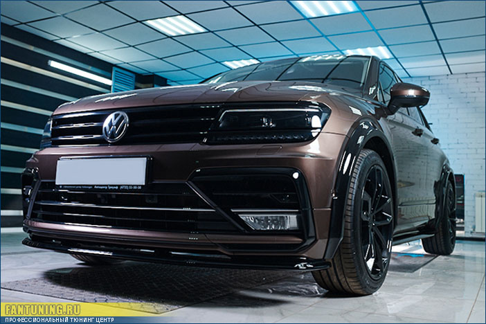 Расширители колесных арок на Фольксваген Тигуан (Volkswagen Tiguan) MK2 R-Line/Sportline