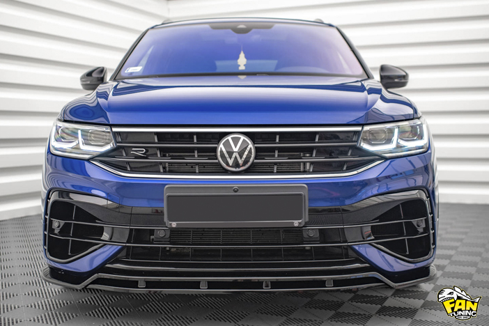 Аэродинамический обвес на Фольксваген Тигуан (Volkswagen Tiguan) 2 R и R-Line рестайлинг 2020 г.в.