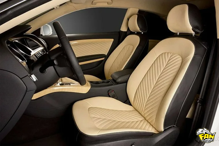 Двухцветный дизайн пошива салона