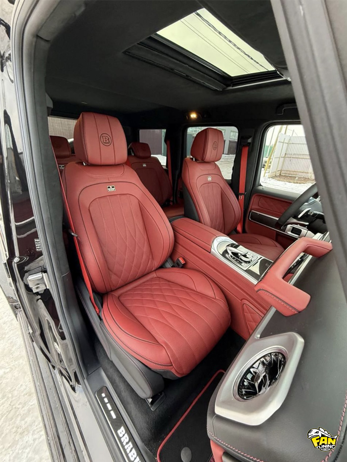 Двухцветный дизайн пошива салона