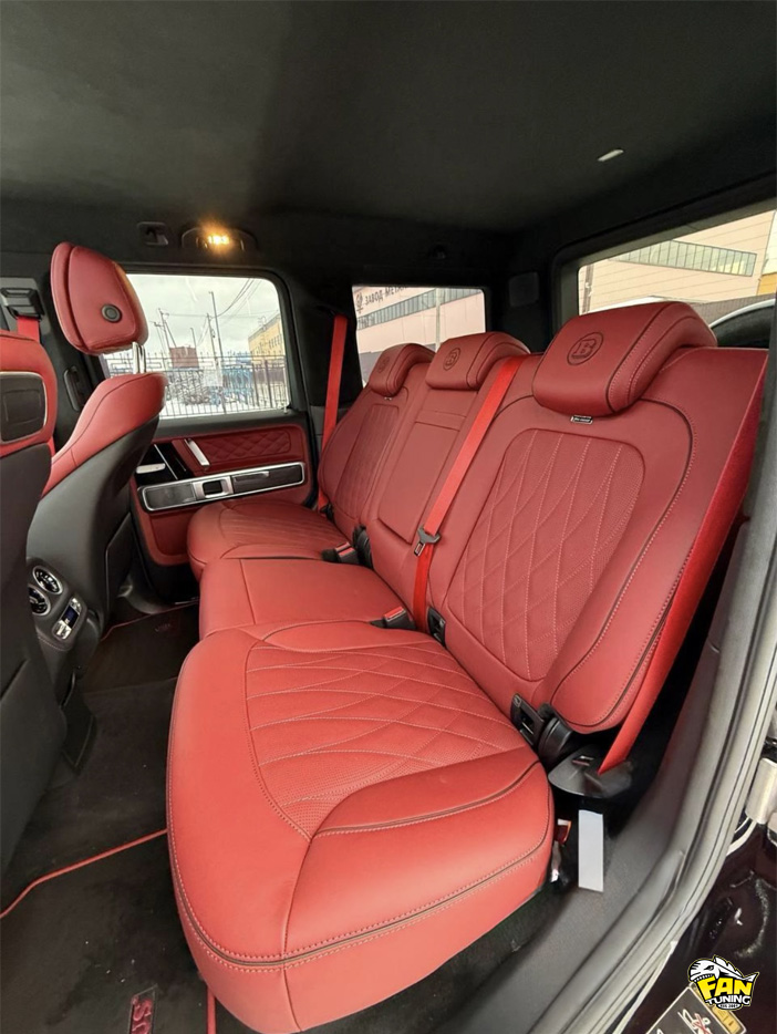 Двухцветный дизайн пошива салона