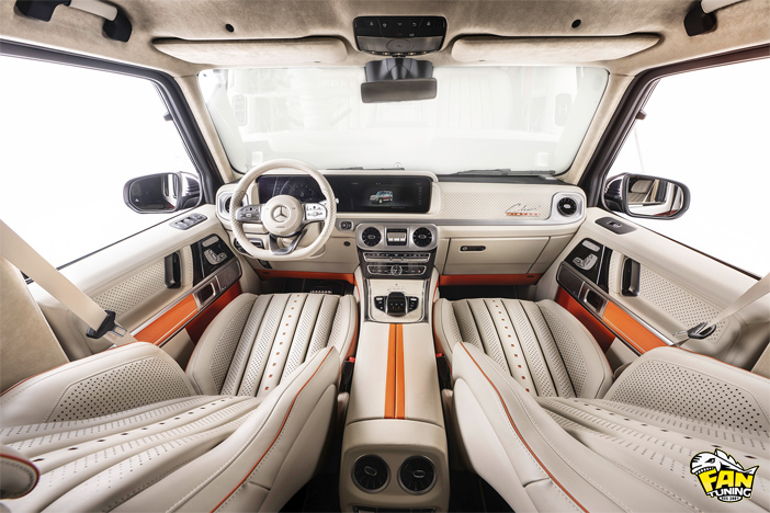 Дизайн пошива салона с цветовыми акцентами