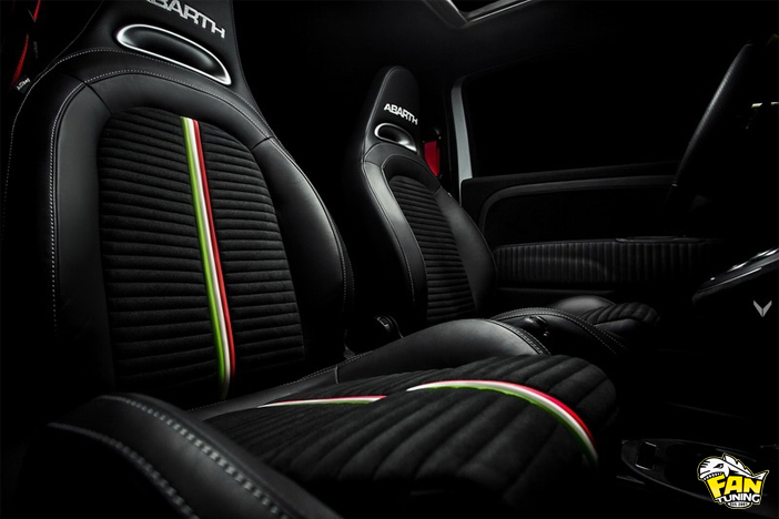 Дизайн пошива салона с цветовыми акцентами