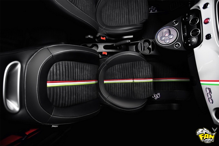 Дизайн пошива салона с цветовыми акцентами