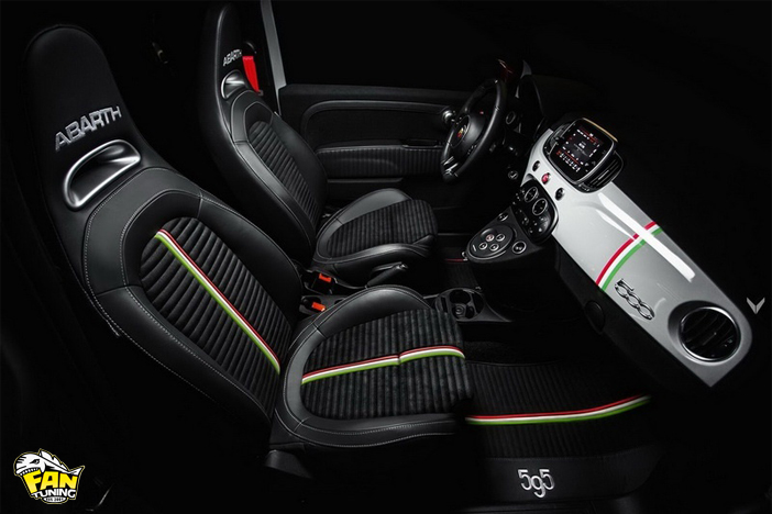 Дизайн пошива салона с цветовыми акцентами