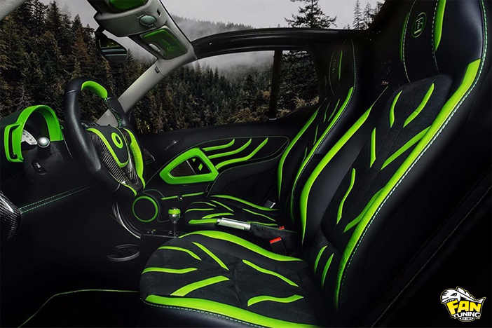 Дизайн пошива салона с цветовыми акцентами