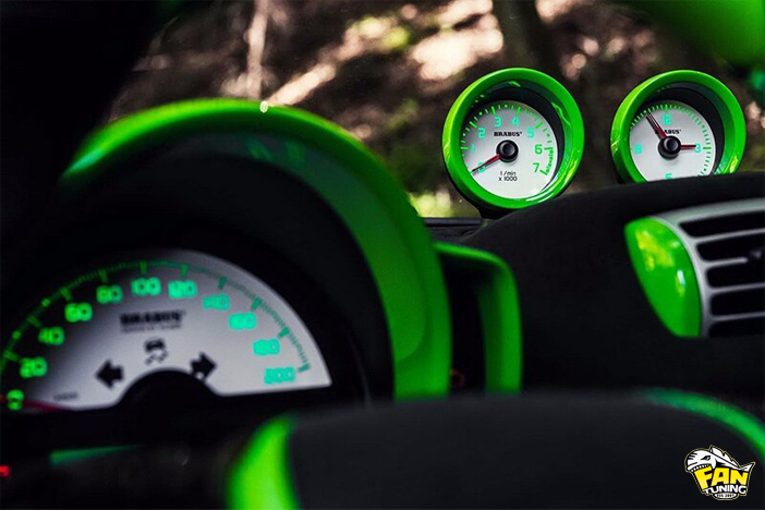 Дизайн пошива салона с цветовыми акцентами