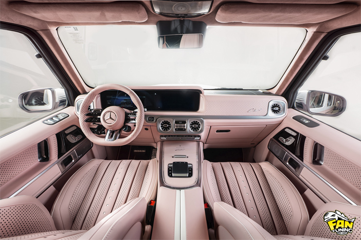 Однотонный дизайн пошива салона