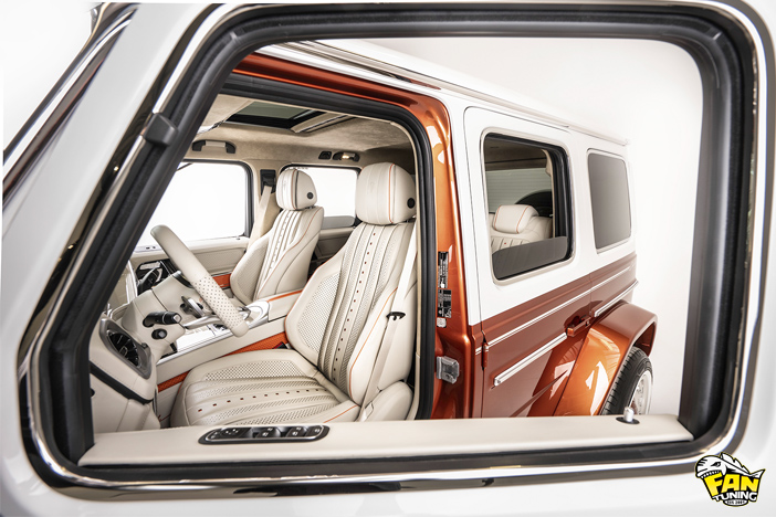 Дизайн пошива салона с цветовыми акцентами