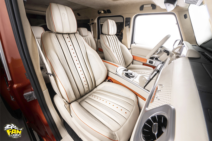 Дизайн пошива салона с цветовыми акцентами