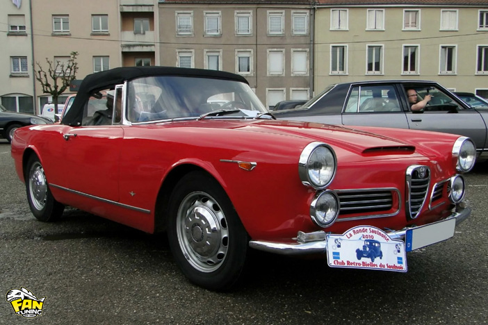 Кабриолетный тент на Alfa Romeo 2600 Spider 1955-1966