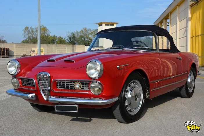 Кабриолетный тент на Alfa Romeo 2600 Spider 1955-1966