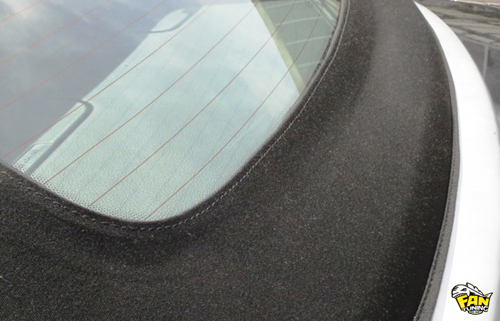 Кабриолетный тент со стеклянным окном и потолок на Ауди (Audi) A4 Cabrio