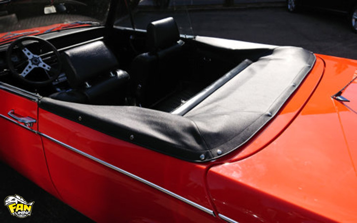 Кабриолетный тент из оригинальной ткани на БМВ (BMW) 1600-2002 1967-1972 годов выпуска