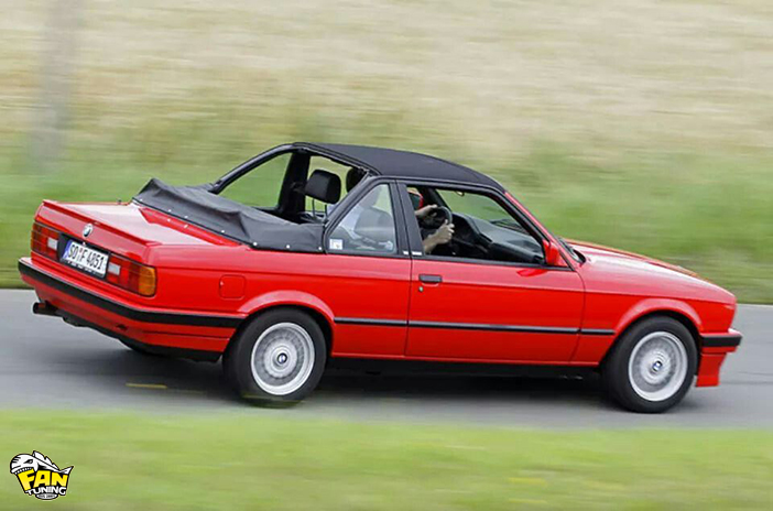 Кабриолетный тент на БМВ (BMW) E30 Targa Baur 1982-1993 годов выпуска