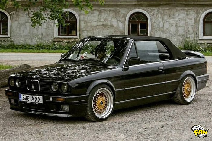 Кабриолетный тент на БМВ (BMW) E30 Cabrio 1983-1993 годов выпуска