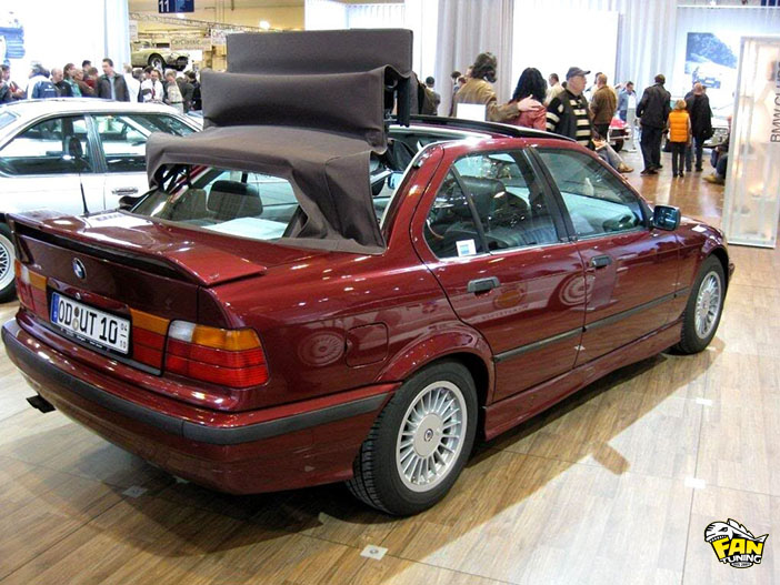 Кабриолетный тент на БМВ (BMW) E36 Baur Targa 1994-1998 годов выпуска