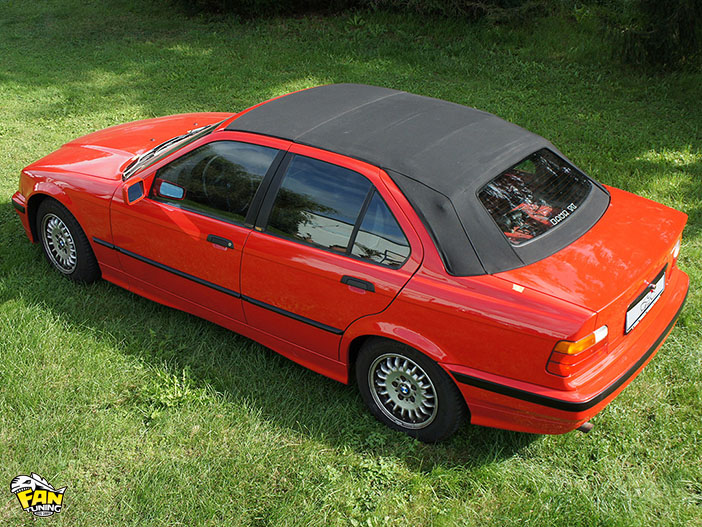 Кабриолетный тент на БМВ (BMW) E36 Baur Targa 1994-1998 годов выпуска