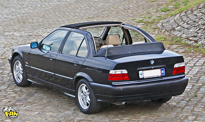 Кабриолетный тент на БМВ (BMW) E36 Baur Targa 1994-1998 годов выпуска