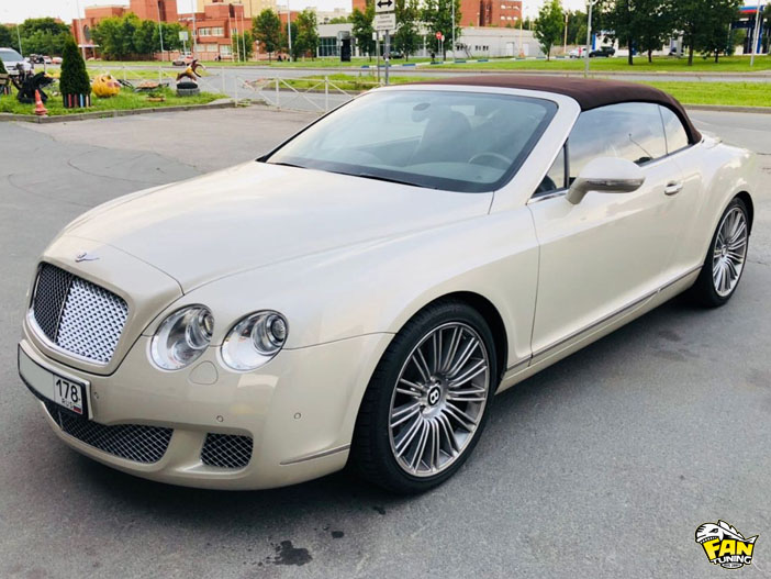 Готовый кабриолетный тент и потолок на Бентли (Bentley) Continental GT с 2006 года выпуска