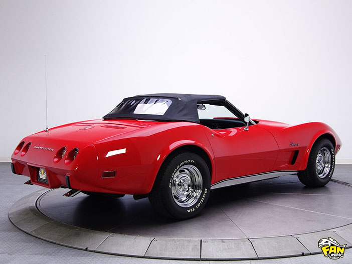 Кабриолетный тент на Шевроле Корветт (Chevrolet Corvette) Stingray C1-C4 1953-1993 годов выпуска