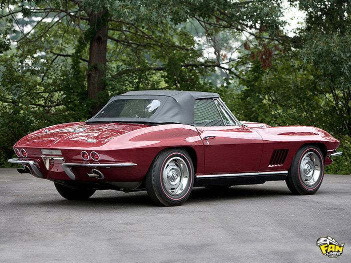 Кабриолетный тент на Шевроле Корветт (Chevrolet Corvette) Stingray C1-C4 1953-1993 годов выпуска