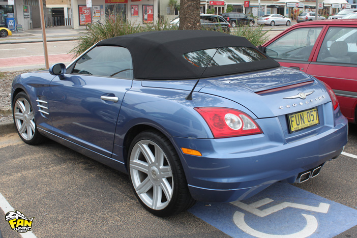 Кабриолетный тент на Крайслер (Chrysler) Crossfire 1997-2008 годов выпуска