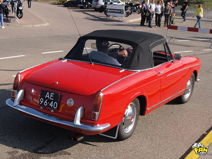 Мягкий верх (тент) на Фиат (Fiat) 1200-1600 Spider 1956-1966 годов выпуска