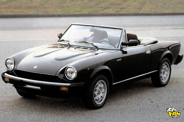 Кабриолетный тент и чехол на Фиат (Fiat) 124 и Pininfarina Spider 1966-1985 годов выпуска