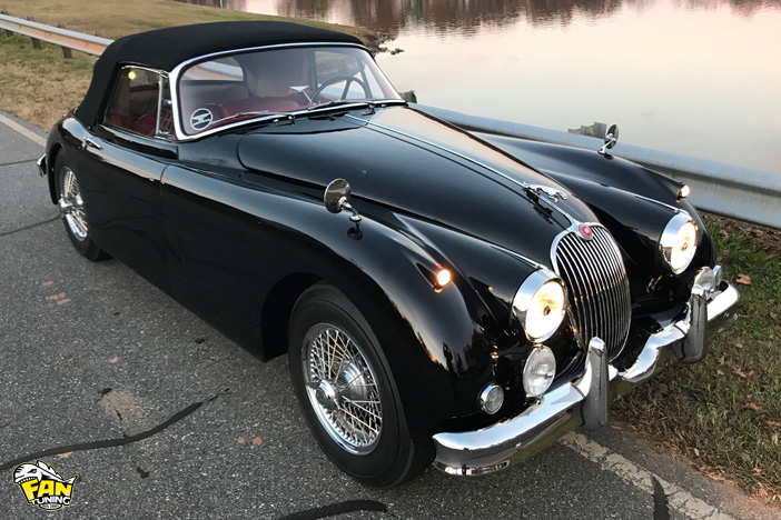 Потолок на Ягуар (Jaguar) XK 120DHC -150DHC 1949-1961 годов выпуска