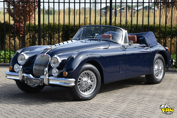 Потолок на Ягуар (Jaguar) XK 120DHC -150DHC 1949-1961 годов выпуска