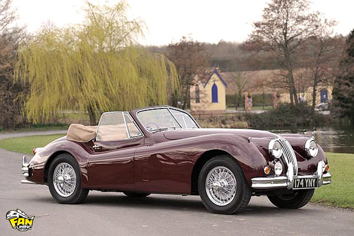 Потолок на Ягуар (Jaguar) XK 120DHC -150DHC 1949-1961 годов выпуска