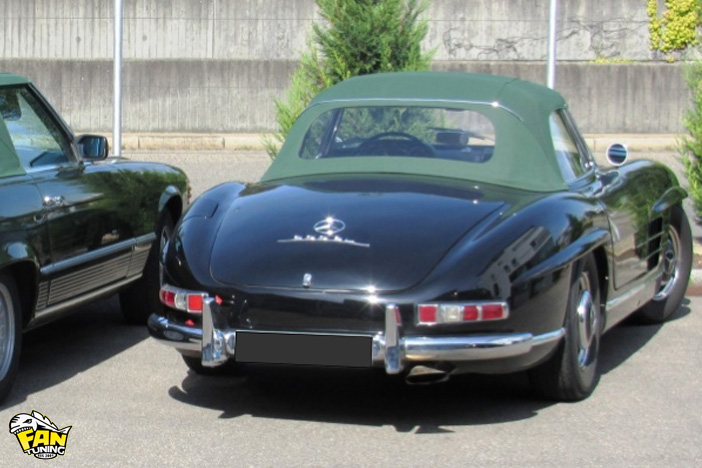 Кабриолетный тент и потолок на Мерседес (Mercedes) 300SL Cabrio 1957-1963 годов выпуска