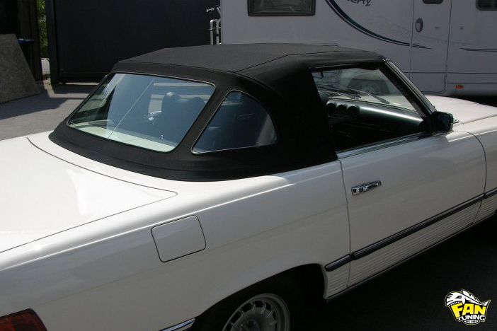 Кабриолетный тент на Мерседес (Mercedes) 280-560 SL R107 (W107) 1971-1989 годов выпуска