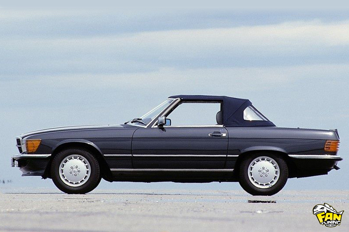 Кабриолетный тент на Мерседес (Mercedes) 280-560 SL R107 (W107) 1971-1989 годов выпуска